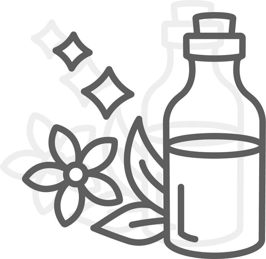 Organic skincare product icon