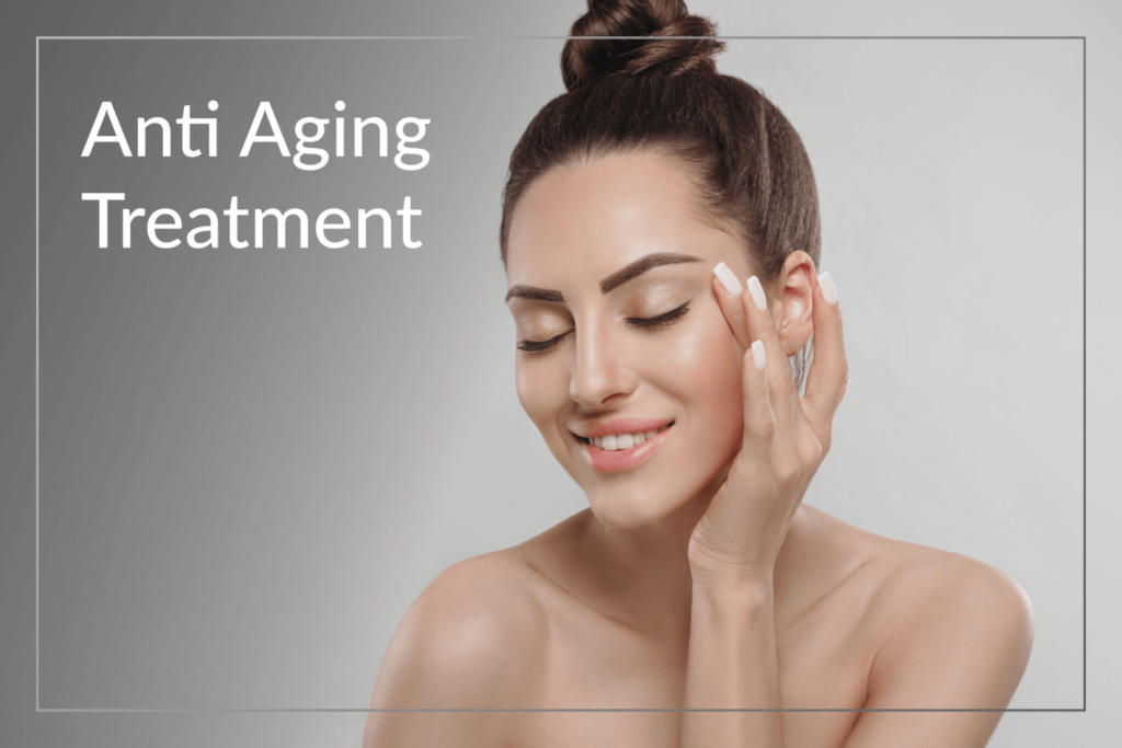 Woman enjoying anti-aging treatments at BossBeautyBar for smooth, youthful skin.
