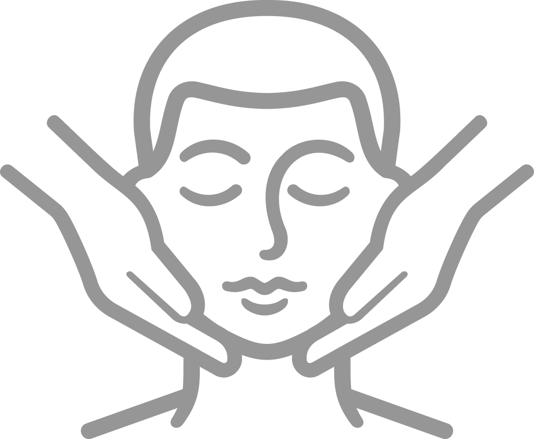 Facial glow icon