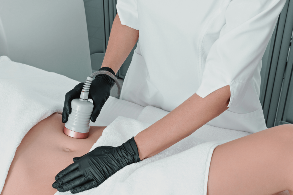 Non-surgical body contouring treatment at BossBeautyBar.