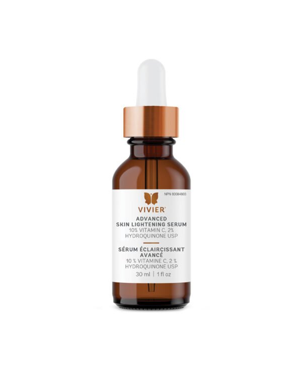 Vivier Advanced Skin Lightening Serum with Vitamin C and Hydroquinone for dark spot correction
